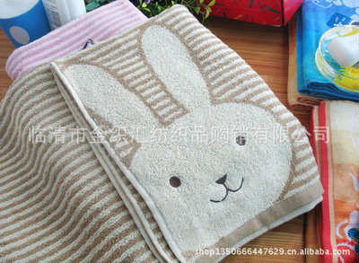 【批發(fā)孚日潔玉正品 好運(yùn)可愛(ài)長(zhǎng)耳兔浴巾 純棉柔軟舒適條紋浴巾1045】?jī)r(jià)格,廠家,圖片,浴巾、沙灘巾,臨清市金織匯紡織品購(gòu)銷(xiāo)-